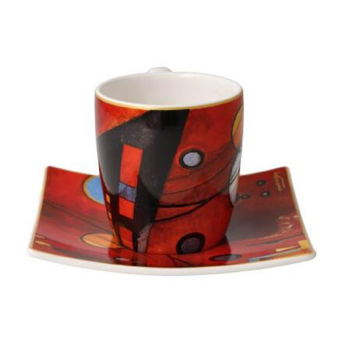 Goebel Wassily Kandinsky  - Schweres Rot - Espressotasse