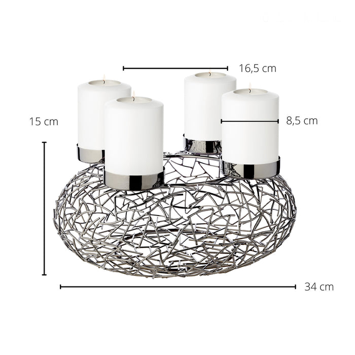 EDZARD Adventskranz Milano Ø 35 cm