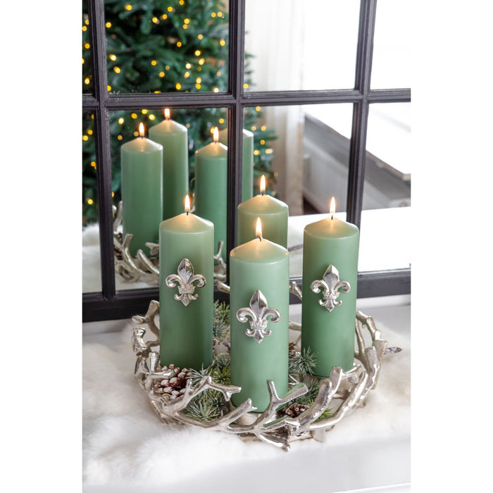 EDZARD Kerzenpin Lilie 4er Satz H 6,5 cm