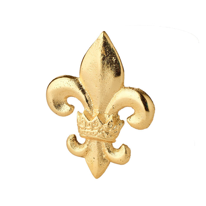 EDZARD Kerzenpin Lilie Gold 4er Satz H 6,5 cm