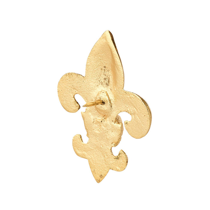 EDZARD Kerzenpin Lilie Gold 4er Satz H 6,5 cm