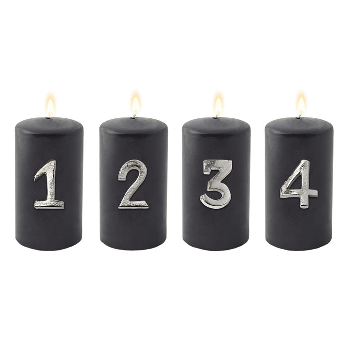 EDZARD Kerzenpin Advent 1-4, H 4 cm