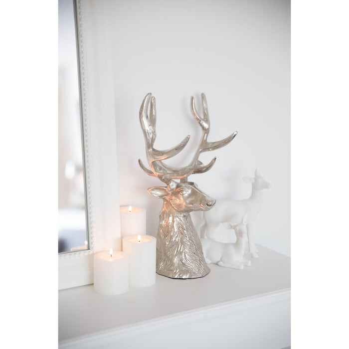 EDZARD Hirschkopf mit Schale Richard H 45 cm