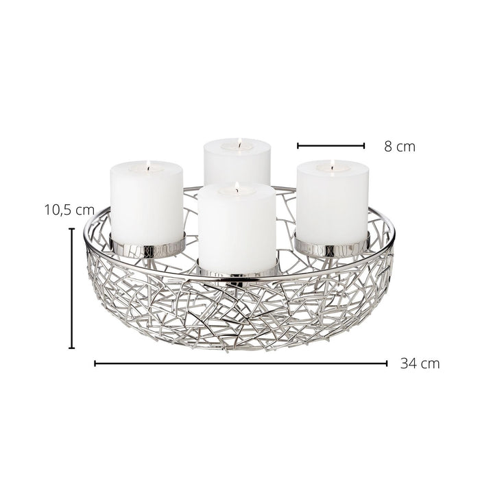 EDZARD Adventskranz Milano Ø 34 cm