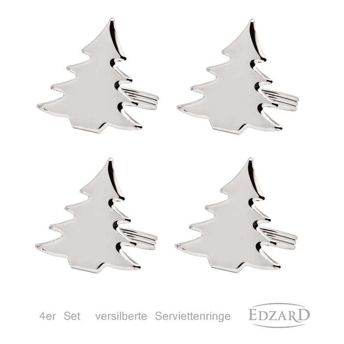 EDZARD Serviettenring Tanne 4er Satz H 5 cm