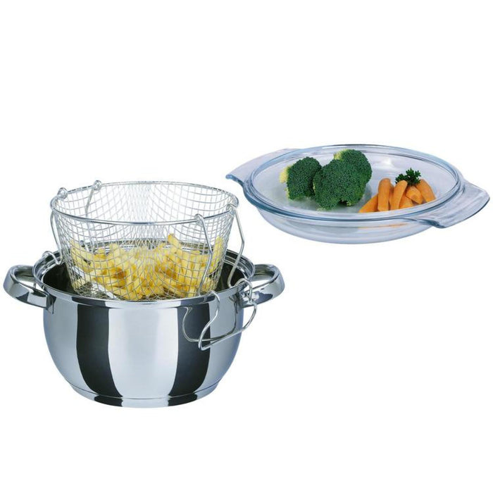 Frittiertopf Edelstahl 22cm