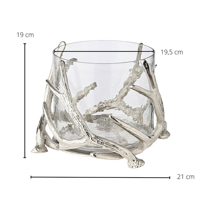 EDZARD Windlicht Kingston H 20 cm