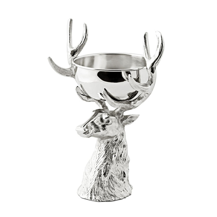 EDZARD Hirschkopf mit Schale Richard H 33 cm