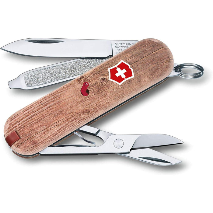 Victorinox Erwachsene Taschenmesser Classic, 58mm, Woodworm, Angabe, One Size