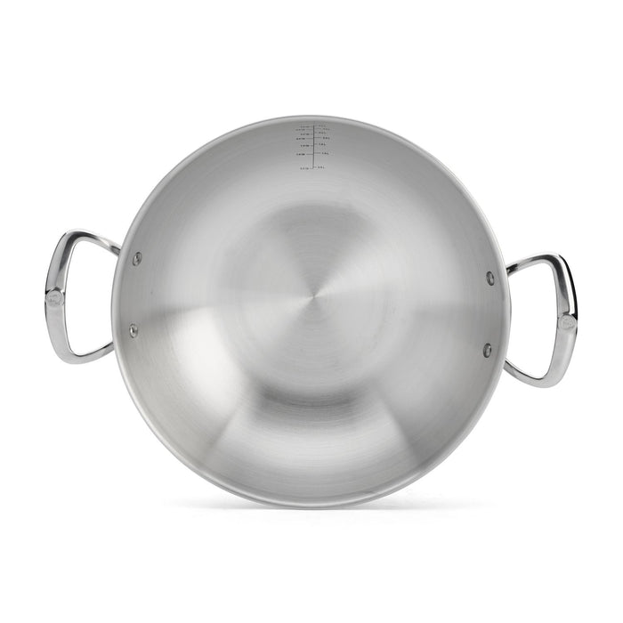 De Buyer ABGERUNDETER WOK MIT 2 GRIFFEN AFFINITY Ø32CM
