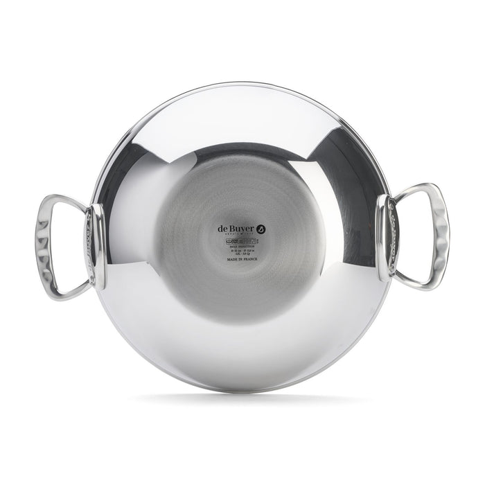 De Buyer ABGERUNDETER WOK MIT 2 GRIFFEN AFFINITY Ø32CM