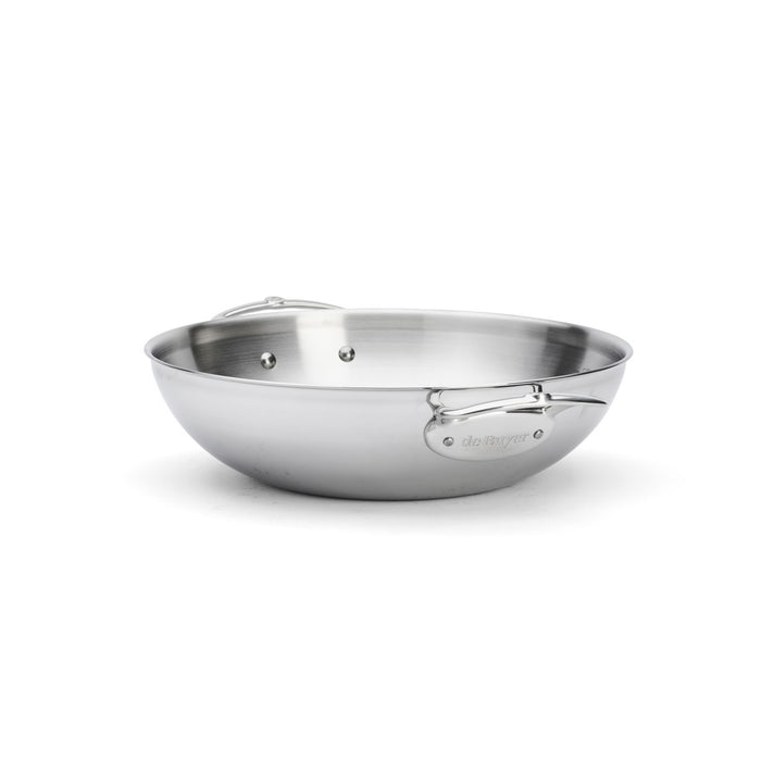 De Buyer ABGERUNDETER WOK MIT 2 GRIFFEN AFFINITY Ø32CM