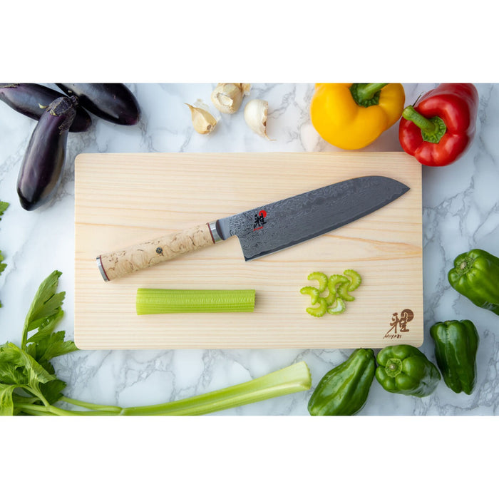 MIYABI Santokumesser, 18 cm | Braun