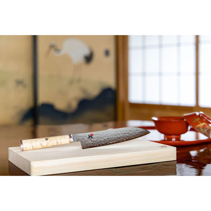 MIYABI Santokumesser, 18 cm | Braun