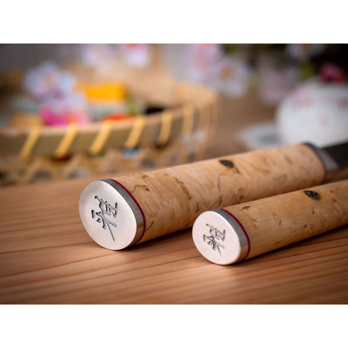 MIYABI Santokumesser, 18 cm | Braun