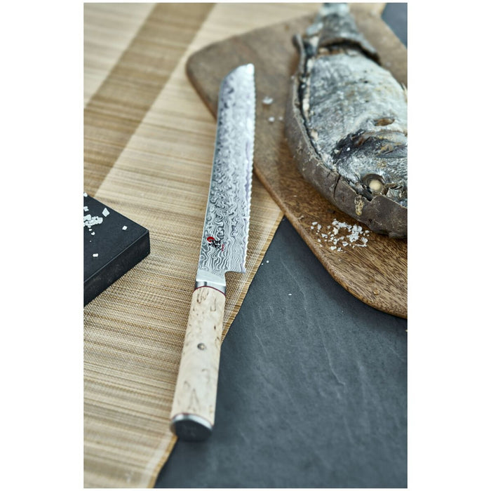 MIYABI Brotmesser, 23 cm | Braun