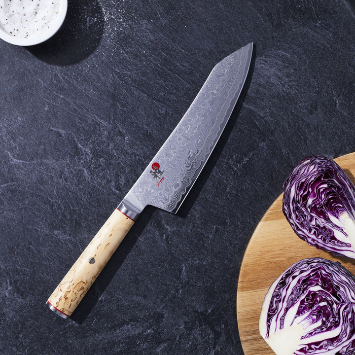 MIYABI Rocking Santoku, 18 cm | Braun