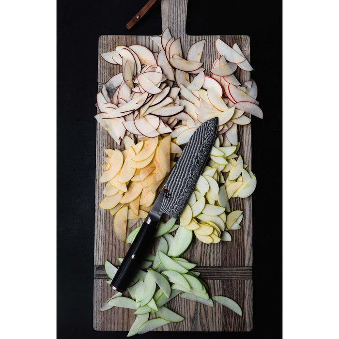 MIYABI Santokumesser, 18 cm | Schwarz