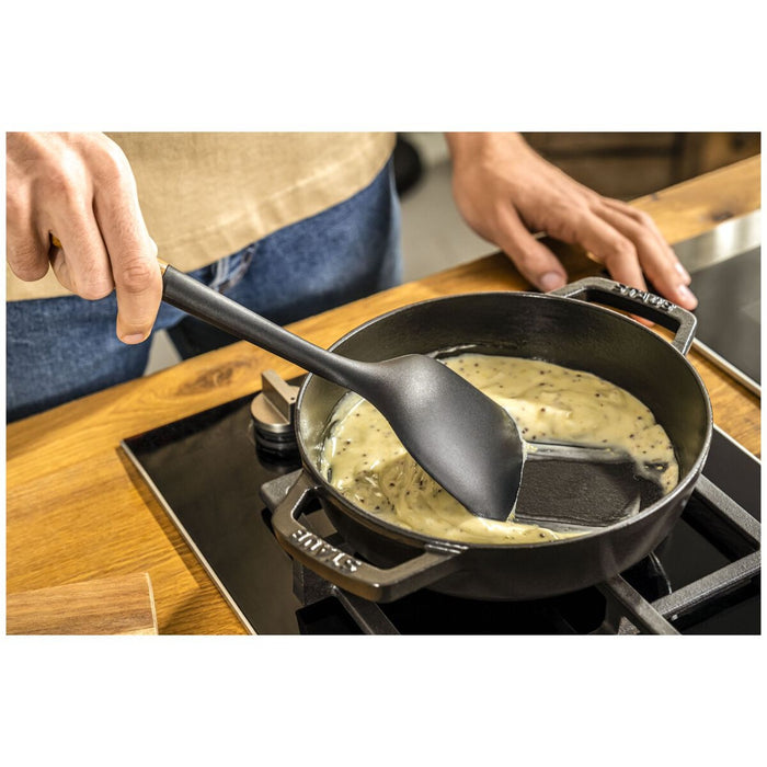 STAUB Wokwender, 31 cm | Schwarz | Silikon