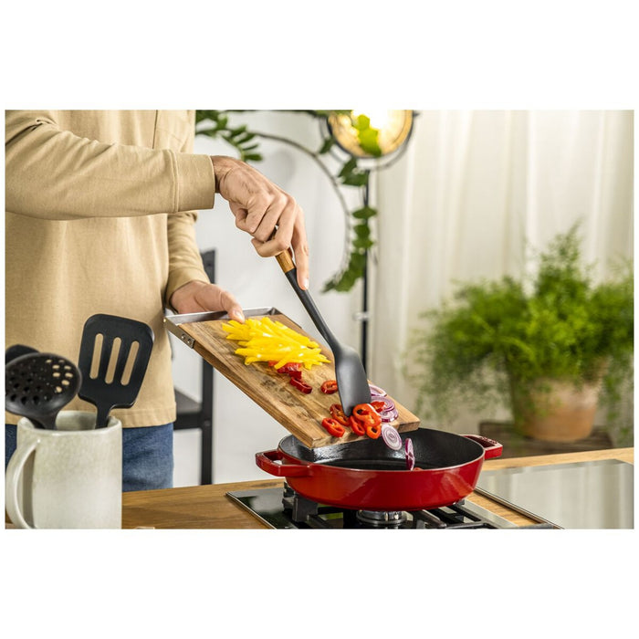 STAUB Wokwender, 31 cm | Schwarz | Silikon