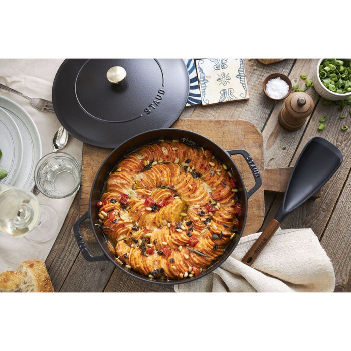 STAUB Mehrzwecklöffel, 30 cm | Schwarz | Silikon