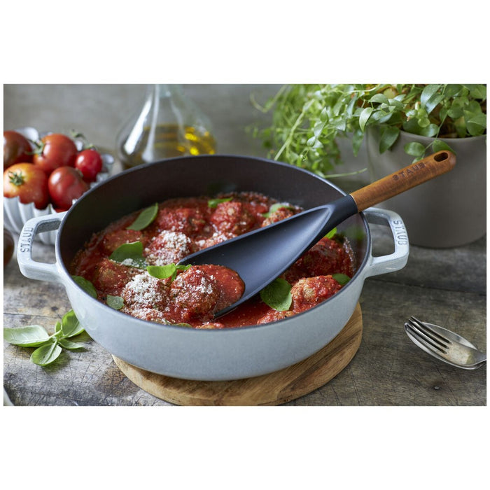 STAUB Mehrzwecklöffel, 30 cm | Schwarz | Silikon