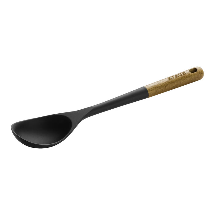 STAUB Servierlöffel, 31 cm | Schwarz | Silikon