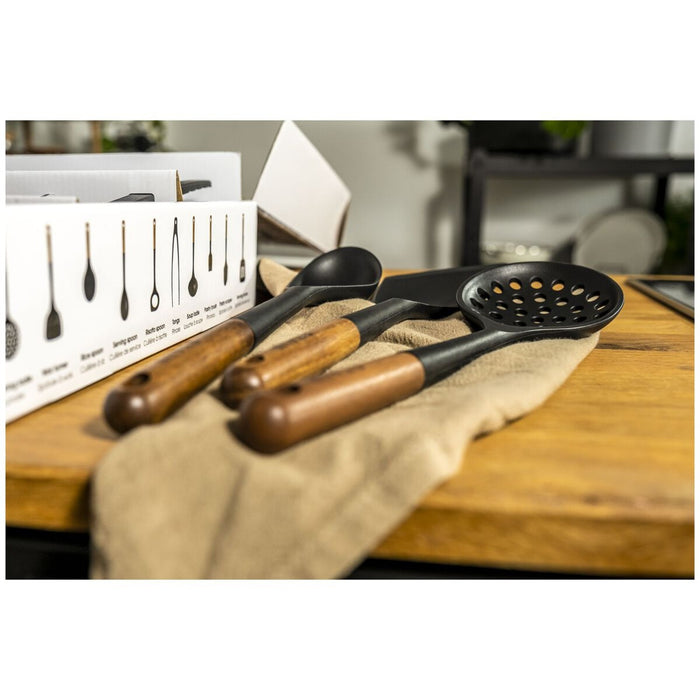 STAUB Servierlöffel, 31 cm | Schwarz | Silikon