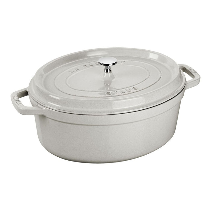 STAUB Cocotte, 37 cm | Graphit-Grau | oval | Gusseisen