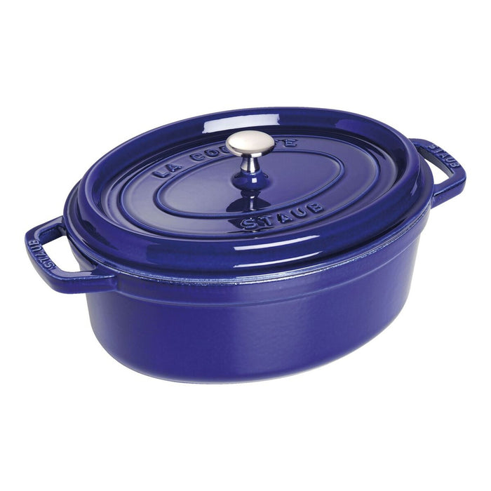 STAUB Cocotte, 37 cm | Graphit-Grau | oval | Gusseisen