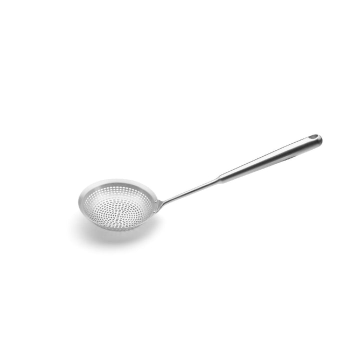 Weis Schaumlöffel mit Rohrgrif tief, gelocht, Ø 16 cm