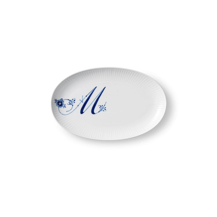 Royal Copenhagen Alphabet-Kollektion Oval Asiette, M, 23,5 cm