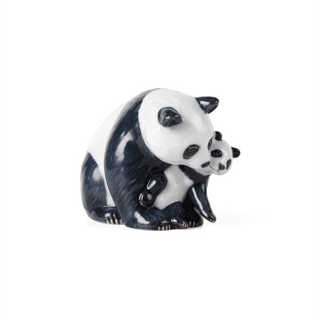 Royal Copenhagen Figurines Panda With Cub 13cm