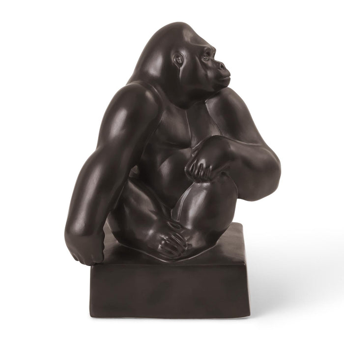 Royal Copenhagen Gorilla mit auf der Schulter Ruhendem Kinn, 20 cm