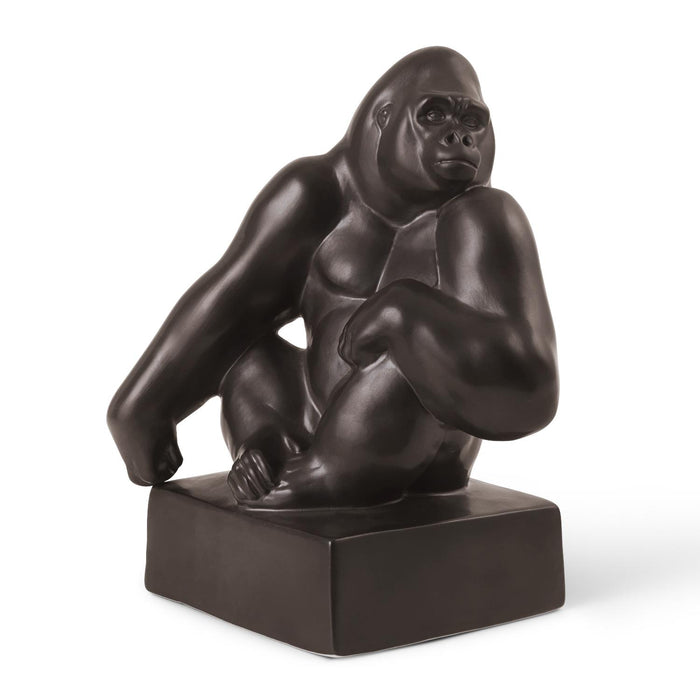 Royal Copenhagen Gorilla mit auf der Schulter Ruhendem Kinn, 20 cm