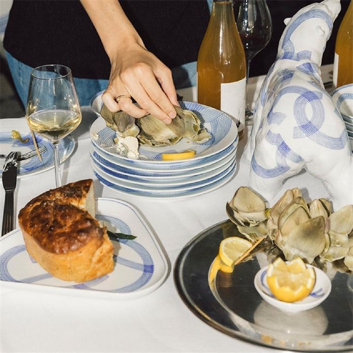 Royal Copenhagen Motif Dreieckige Schale 23cm