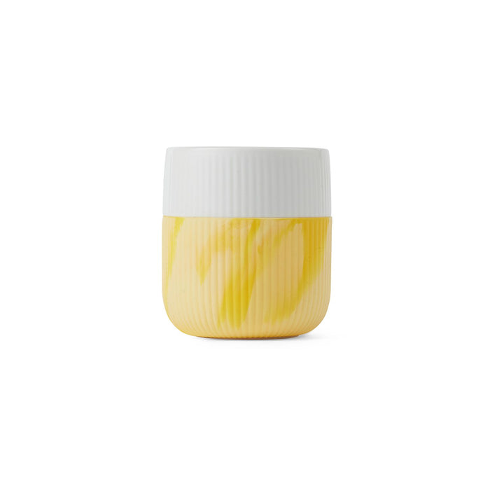 Royal Copenhagen Fluted Contrast Marble Becher, Bright Sun, 35 cl