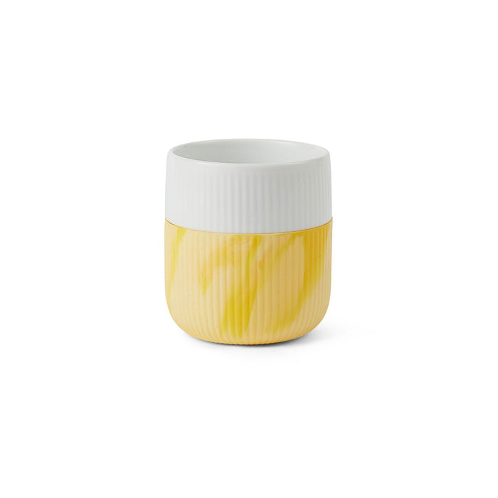 Royal Copenhagen Fluted Contrast Marble Becher, Bright Sun, 35 cl