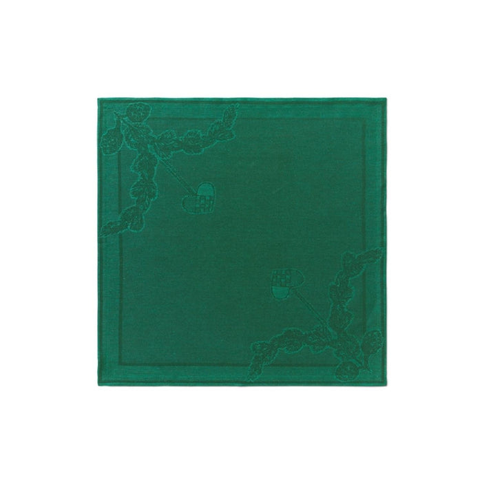 Royal Copenhagen Star Fluted Serviette Grün 45x45cm 2 Stk.