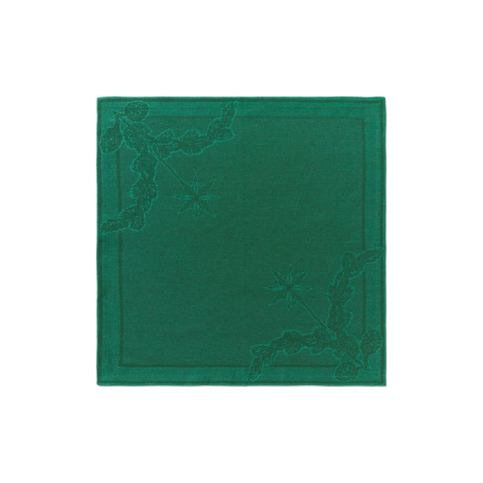 Royal Copenhagen Star Fluted Serviette Grün 45x45cm 2 Stk.