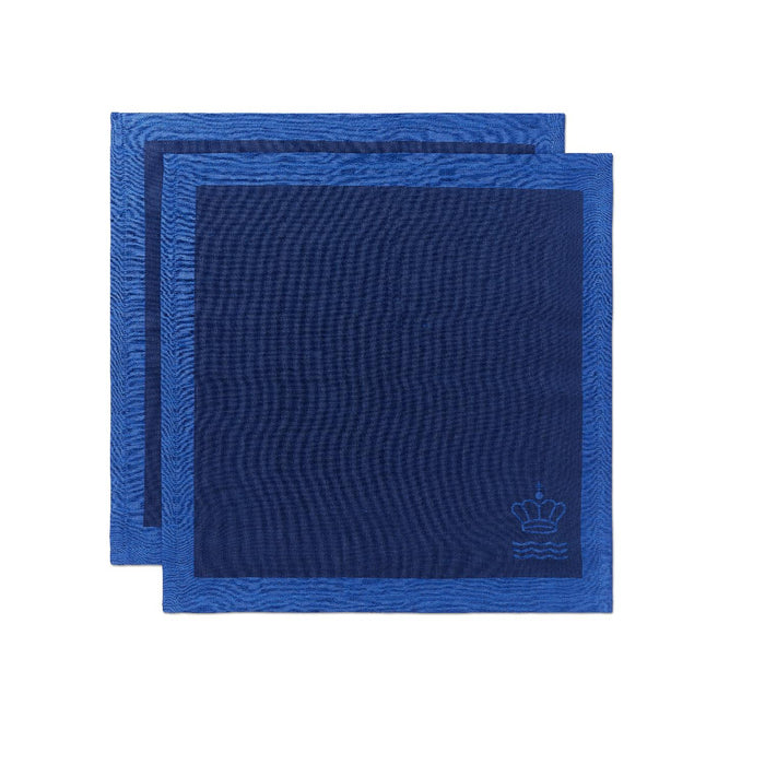 Royal Copenhagen Waves Servietten 45x45cm 2PK Blue