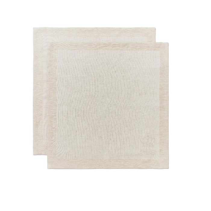 Royal Copenhagen Waves Servietten 45x45cm 2PK White