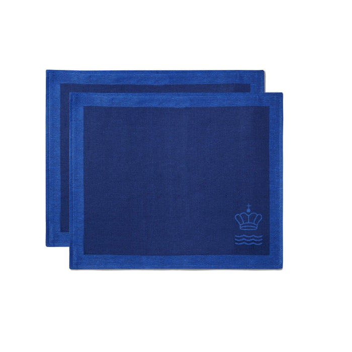 Royal Copenhagen Waves Servietten 45x35cm 2PK Blue