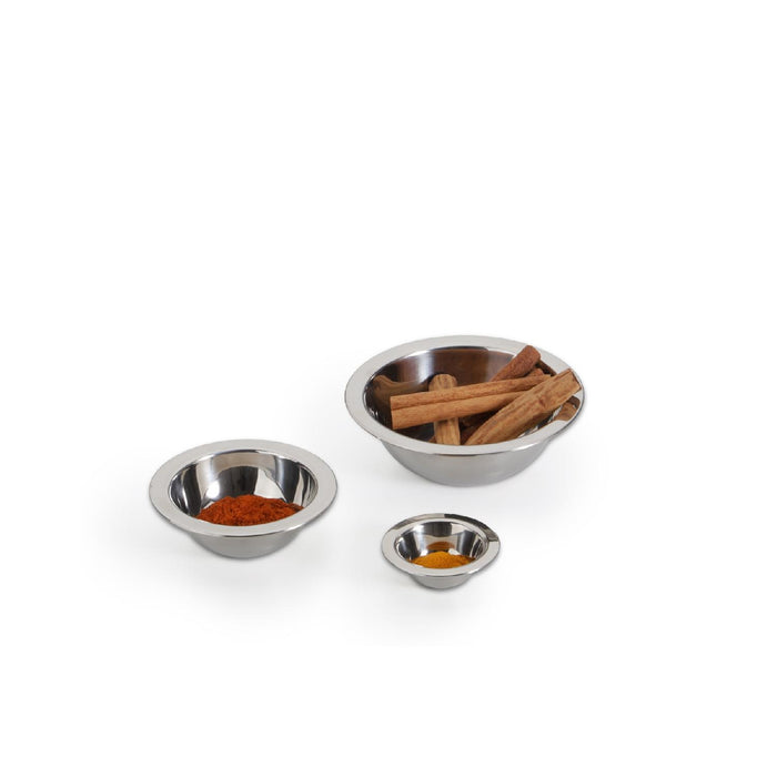 Schüsseln mini aus Edelstahl - Set 3