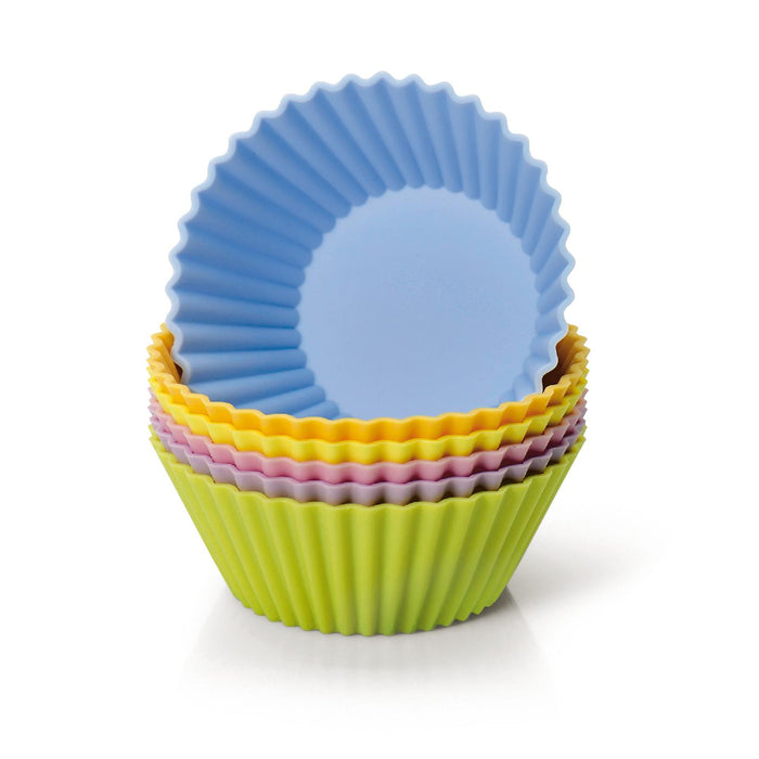 Kaiser Silikon-Muffinform-Set 6 Stück farbig Creativ