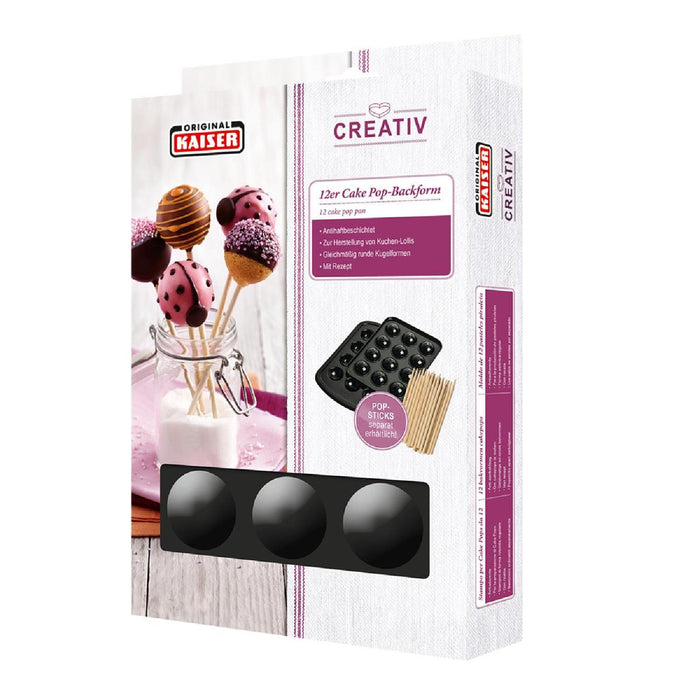 Kaiser 12er Cake Pop Backform Inspiration