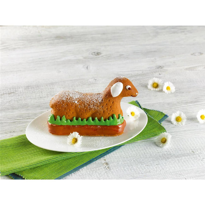 Kaiser 3-D Vollbackform Lamm mit Rezept