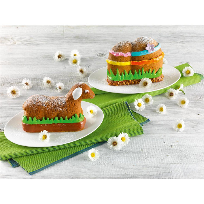 Kaiser 3-D Vollbackform Lamm mit Rezept