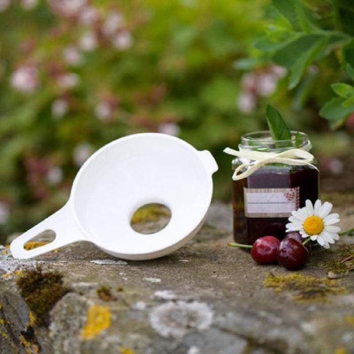 Einmachtrichter, weiß, PP