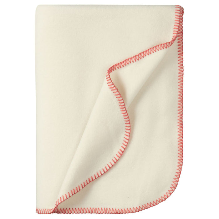 Eagle Products Decke LISSY, 160 x 200 cm, wollweiß, Kammstich rosa